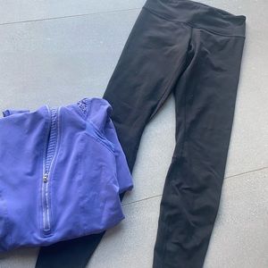 Lululemon bundle, jacket and leggings
